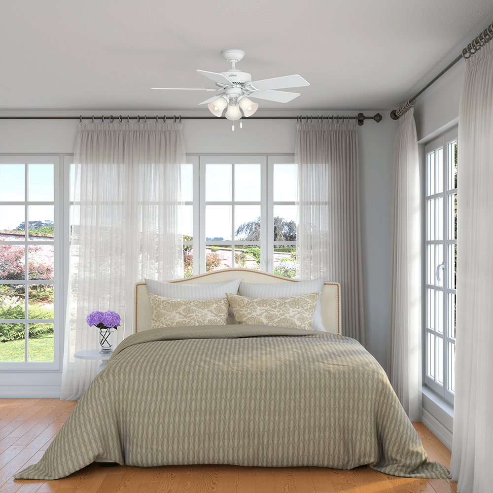 Ventilador de Teto Residencial Beacon Hill Branco Hunter Fan Oficial - Imagem 2