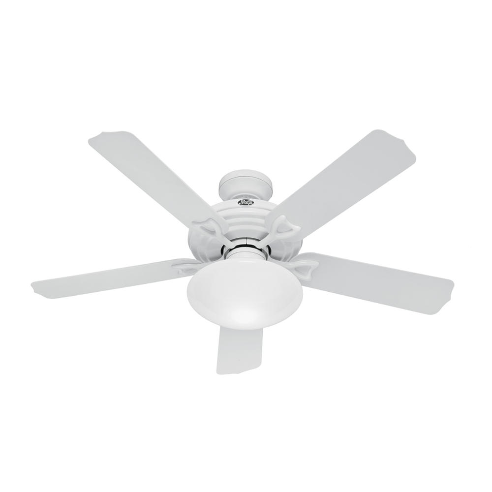 Ventilador de Teto Residencial Beaufort Branco Hunter Fan Oficial - Imagem 4
