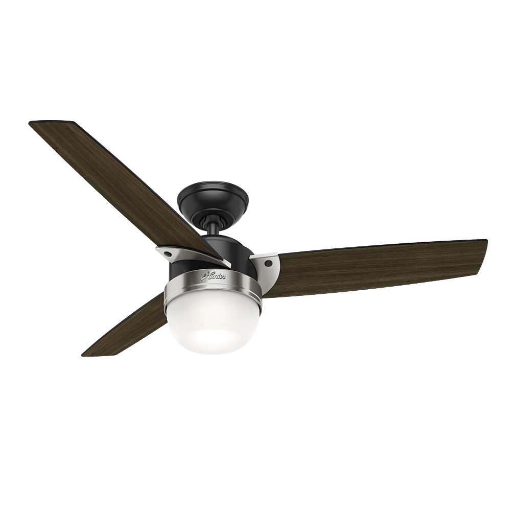 Ventilador de Teto Residencial Nova Preto Fosco Hunter Fan Oficial - Imagem 3