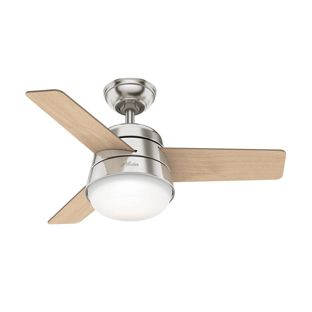 Ventilador de Teto Residencial Finley Niquel Escovado Hunter Fan Oficial