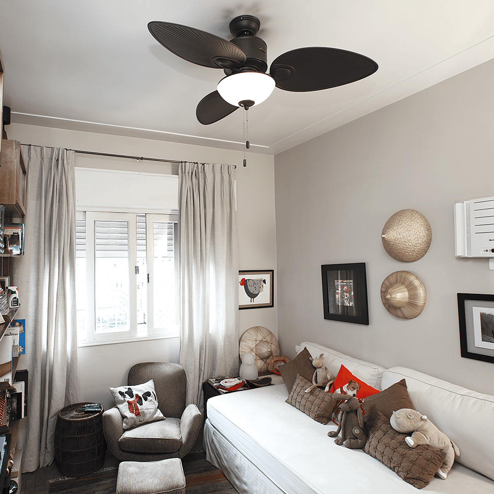 Ventilador de Teto Residencial Gulf Winds Bronze Novo Hunter Fan Oficial - Imagem 5