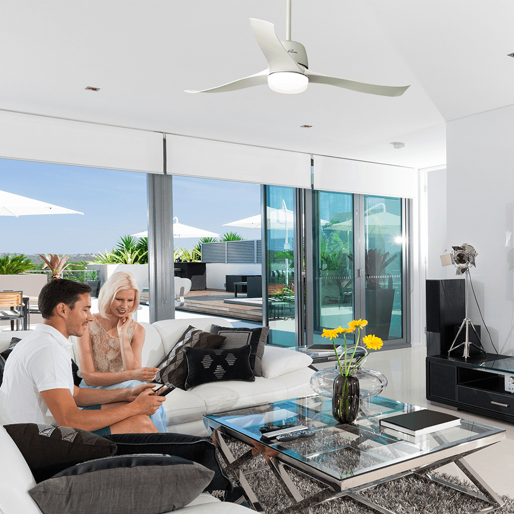 Ventilador de Teto Residencial Harmony Niquel Fosco Hunter Fan Oficial - Imagem 2