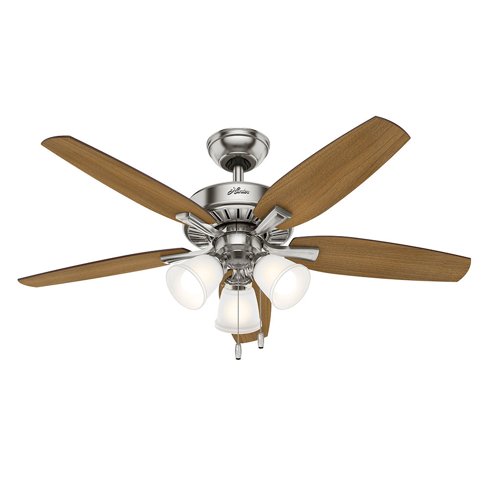 Ventilador de Teto Residencial Torri Niquel Escovado Hunter Fan Oficial