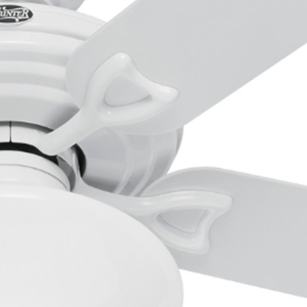 Conjunto de Suporte de Pás - Ventilador Beaufort Branco