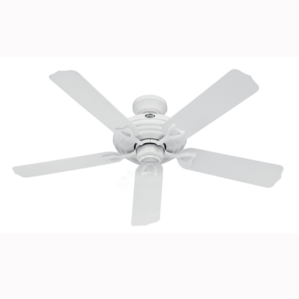Ventilador de Teto Residencial Beaufort Branco Hunter Fan Oficial - Imagem 6
