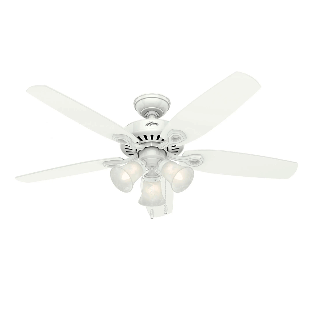 Ventilador de Teto Residencial Builder Plus Branco Hunter Fan Oficial 220v OUTLET
