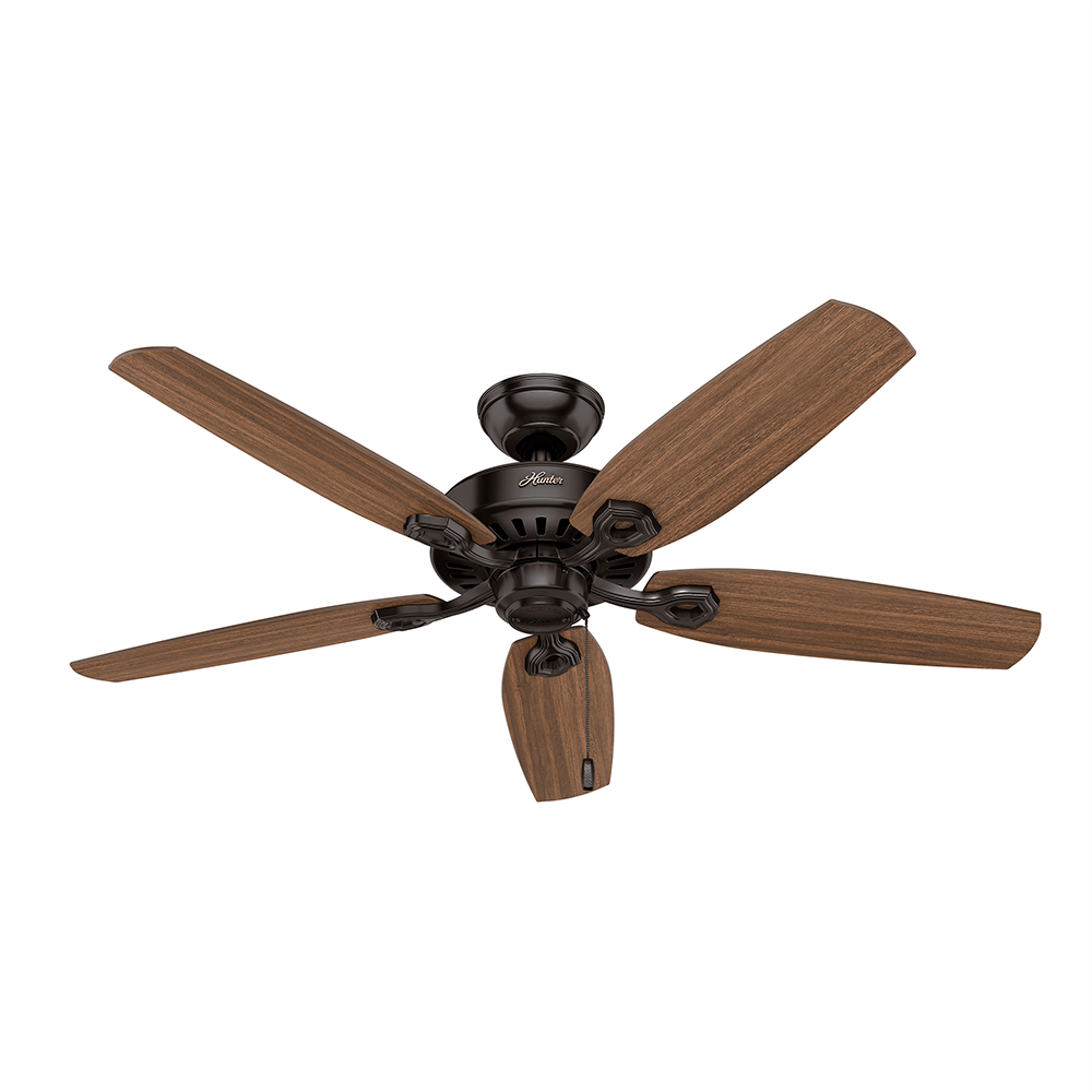 Ventilador de Teto Residencial Builder Plus Bronze Novo Hunter Fan Oficial 127v OUTLET - Imagem 2