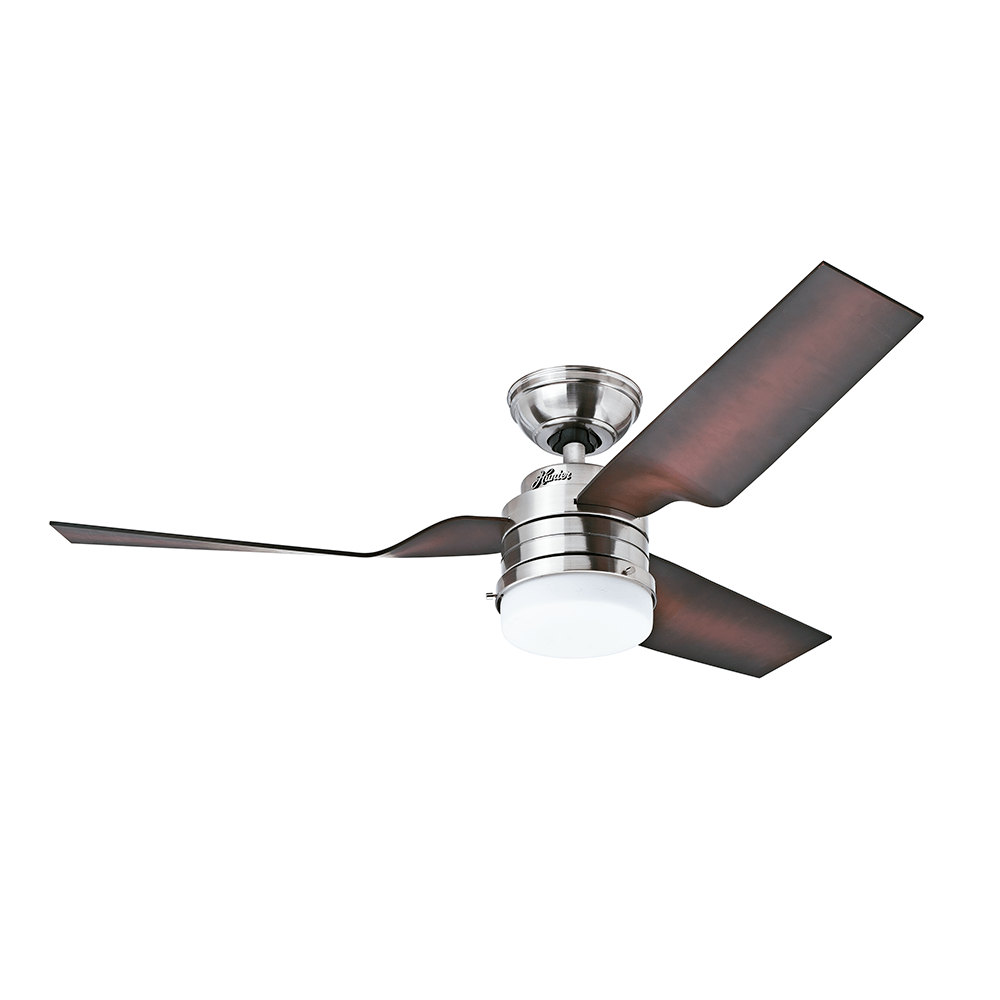 Ventilador de Teto Residencial Avanti Níquel Escovado Hunter Fan Oficial 220v OUTLET