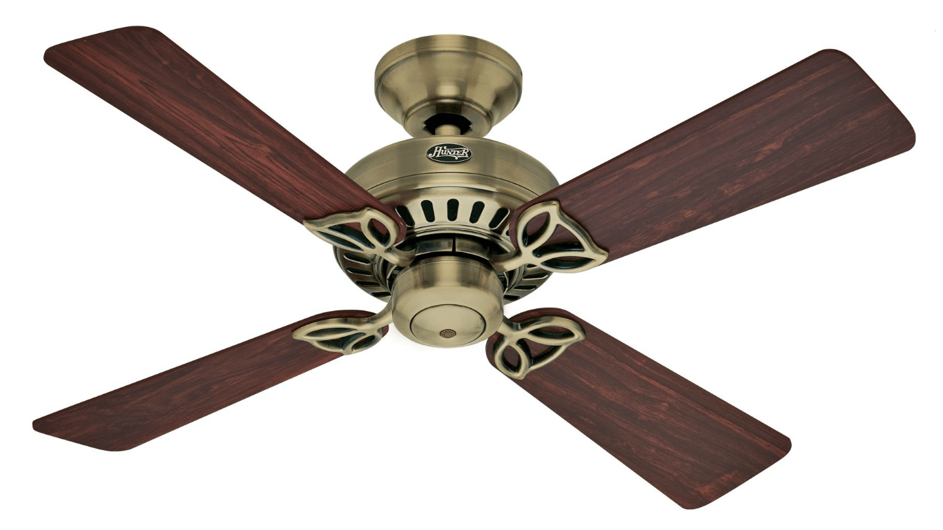 Ventilador de Teto Hunter Fan Bayport Metal Antigo 127V OUTLET