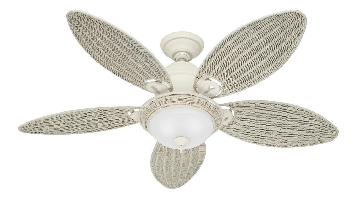 Ventilador de Teto Hunter Fan Caribean Breeze Vime Creme 220v Outlet