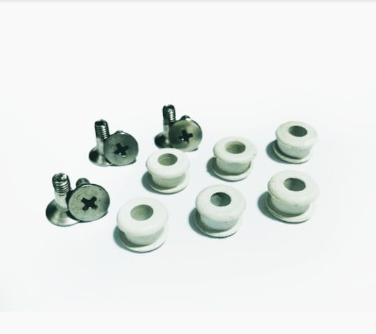 Conjunto de Parafusos Caribbean Breeze - 50058/50858 Branco Texturizado