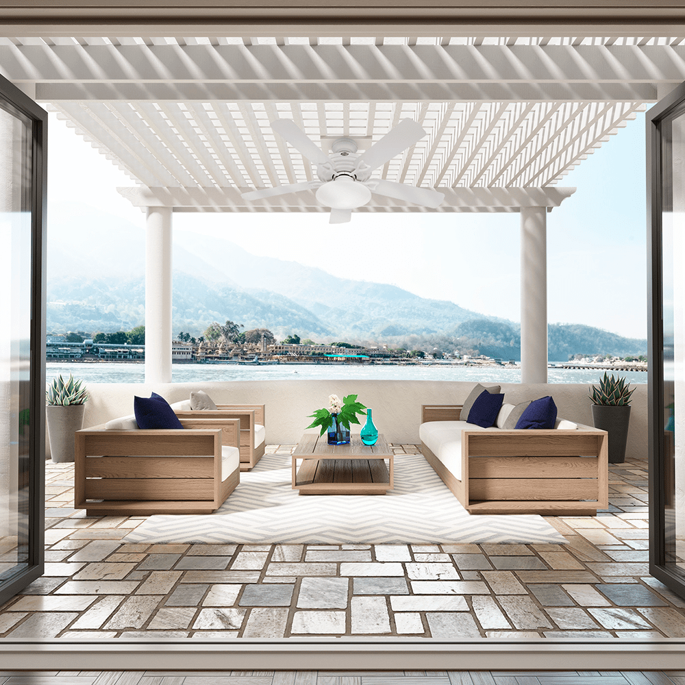 Ventilador de Teto Residencial Beaufort Branco Hunter Fan Oficial - Imagem 2