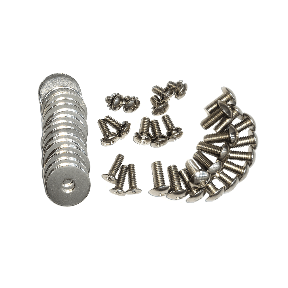 Conjunto de Parafusos Palermo 50027 com Parafusos e Bucha Niquel