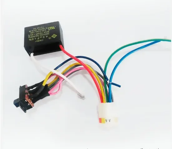 Condutor Elétrico  - Chicote de Fios, com Interruptor e Conector para Ventiladores de Teto Sem Corrente 220v